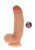 Get Real Silicone Dildo 7 inch w Balls - Силиконовый фаллоимитатор с мошонкой, 18х3.5 см (телесный)